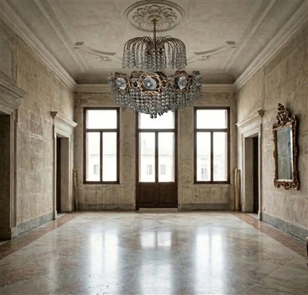 Lampadario con brindoli a 10 luci