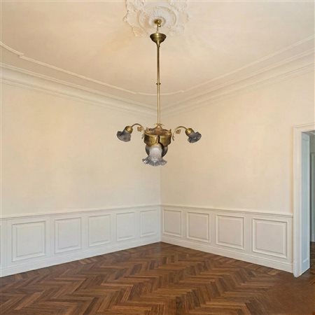 Lampadario 4 luci, Liberty