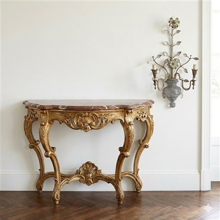 Applique due luci con decori floreali in vetro e metallo, late 19° secolo