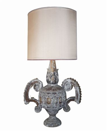 Lume in legno con manici, Late 19° secolo