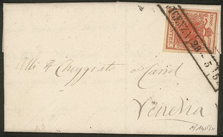 Antichi Stati Italiani - Lombardo Veneto - 1853/1859 - Insieme di cinque lettere