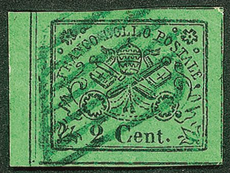 Antichi Stati Italiani - Stato pontificio - 1867 - 2 cent Stemma (13)