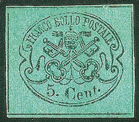 Antichi Stati Italiani - Stato pontificio - 1867 - 5 cent (16)