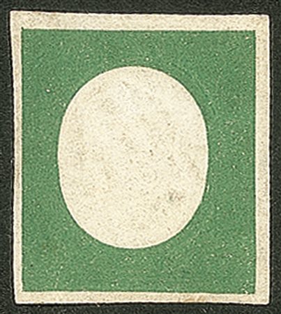 Antichi Stati Italiani - Sardegna - 1854 - Non Emesso - 5 cent verde oliva scuro (10)