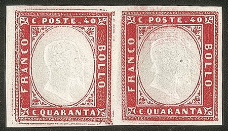Antichi Stati Italiani - Sardegna - 1861 - 40 cent (16D)