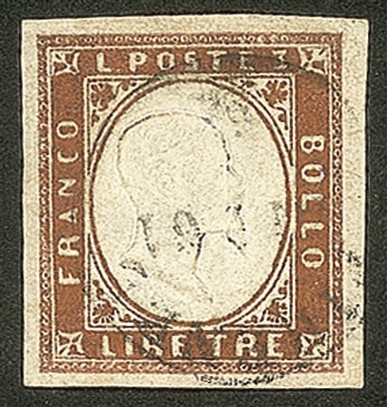 Antichi Stati Italiani - Sardegna - 1861 - 3 lire rame vivo (18A)