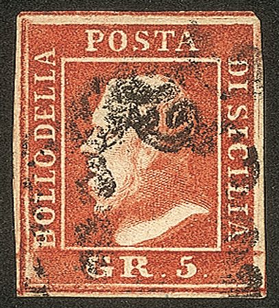 Antichi Stati Italiani - Sicilia - 1859 - 5 grana vermiglio (11)