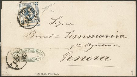 Regno - Vittorio Emanuele II - 15 cent litografico (13c)