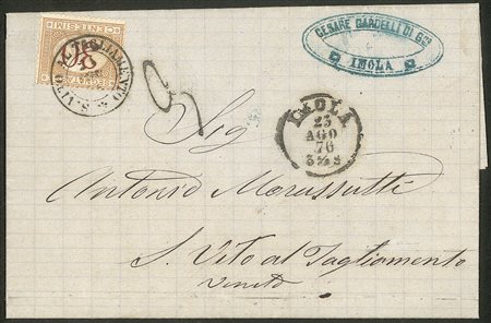 Regno - Segnatasse - Lettera tassata con 30 cent Segnatasse (7)