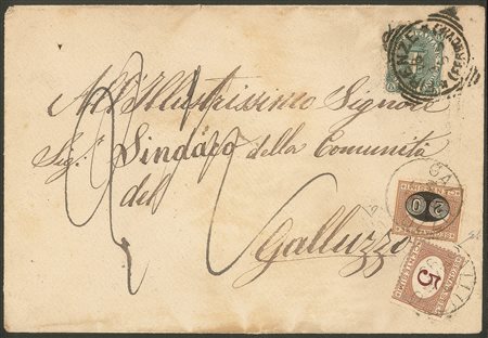Regno - Segnatasse - Esemplare del 20 cent su 1 cent Mascherina (18b)