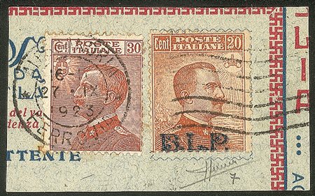 Regno - B.L.P - 20 cent BLP (7) + complementare (127)