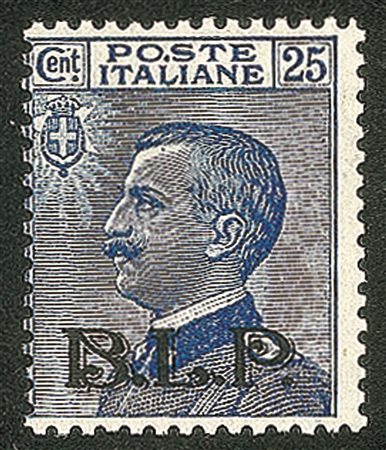 Regno - B.L.P - 1922 - 25 cent (8 - varietà)