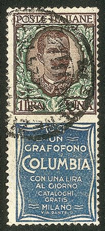 Regno - Francobolli pubblicitari - 1924/1925 - 1 lira Columbia (19)