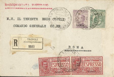 Colonie - Libia - Soprastampati (3 + 9 + Espressi 1 + 1)