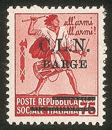 C.L.N. - Barge - 1945 - 75 cent (5 varietà)