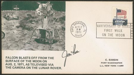 Europa e Oltremare - Stati Uniti D'America - 1971 - Busta commemorativa Apollo XV