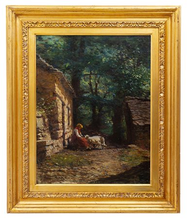 Achille Tominetti - "Riposo dopo il lavoro"