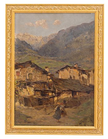Bruto Mazzolani - "Paesaggio di montagna "