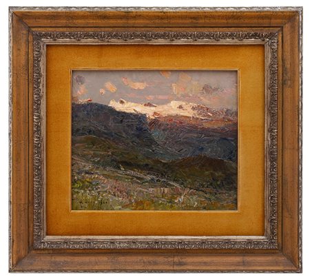 Alessandro Lupo - "Tramonto a Plateau Rosa"