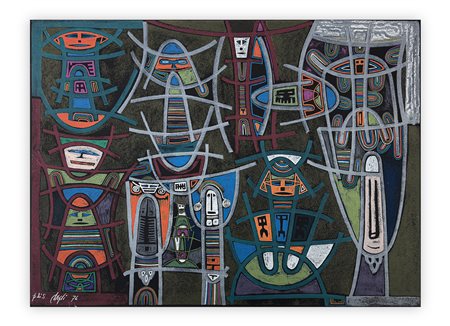 CORRADO CAGLI (1910-1976) - Senza Titolo, 1974