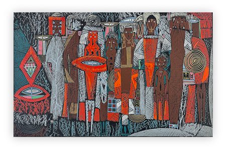 CORRADO CAGLI (1910-1976) - Senza Titolo, 1973