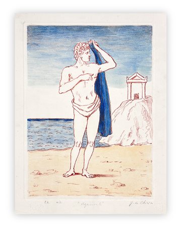 GIORGIO DE CHIRICO (1888-1978) - Agamonte, 1974
