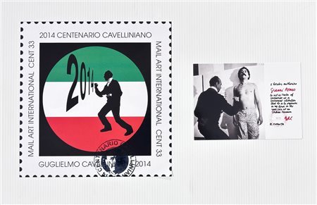 GIANNI ROMEO (1949) - Bollo per centenario di Cavellini, 2015