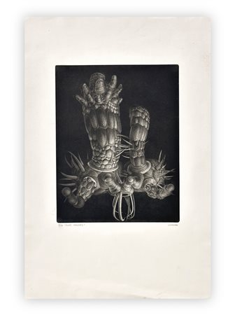 FRANÇOIS LUNVEN (1942-1971) - "Pulpe corsetée"
