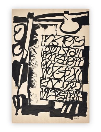 LUCA CRIPPA (1924-2002) - Senza Titolo, 1962