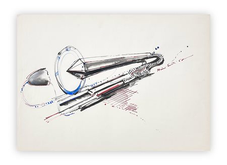 AMILCARE RAMBELLI (1924-1976) - Senza Titolo, 1968