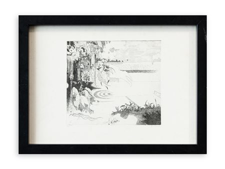 GIANFRANCO FERRONI (1927-2001) - Racconto del lago, 1964