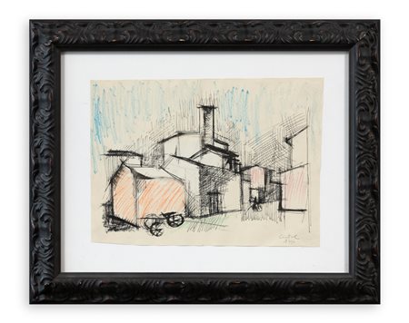 CLAUDIO CINTOLI (1935-1978)  - Senza Titolo, 1956