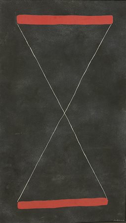 Giuseppe Santomaso, Rosso e nero, 1972