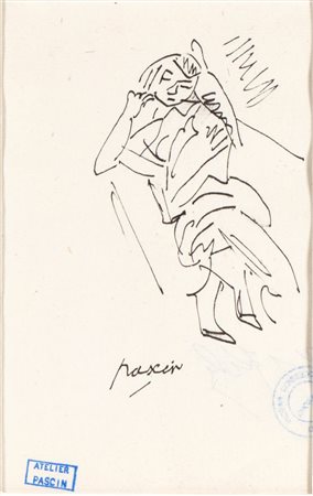 JULES PASCIN (Vidin 1885 - Parigi 1930), Créole, 1917