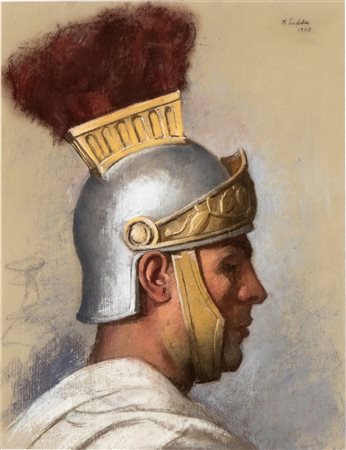 MARIUS LEDDA (Cagliari 1880 - Roma 1965), Soldato romano, 1905