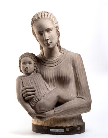 MARIO RAIMONDI (Torresina 1899 - Vado Ligure 1953), Madonna e Bambino, Anni '30