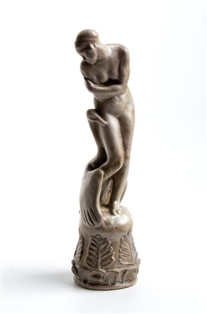 PIETRO MELANDRI (Faenza 1885 - 1976), Leda e il cigno, Anni '60