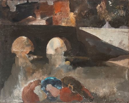 UGO ATTARDI (Genova 1923 - Roma 2006), Senza titolo, 1960