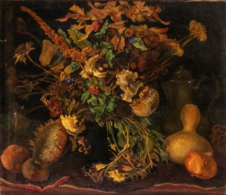ONOFRIO MARTINELLI (Mola di Bari 1900 - Firenze 1966), Natura morta , 1961