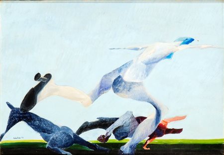 ENNIO CALABRIA (Tripoli 1937 - Roma 2024), Studio per una fuga, 1973