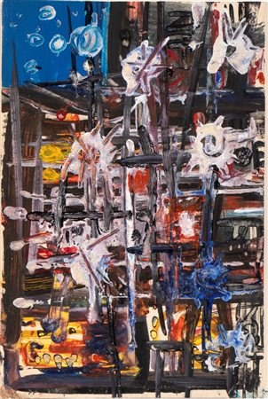 EMILIO VEDOVA (Venezia 1916 - 2006)
, Senza titolo, 1956