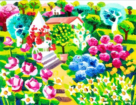 ATHOS FACCINCANI (Peschiera del Garda 1951), I giardini delle mie riflessioni