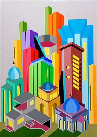 TANCREDI FORNASETTI (Roma 1983), Metropoli d'oriente, 2025