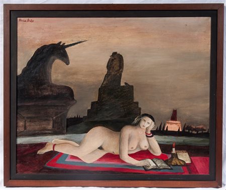 MARIA ANTO (Varsavia, 1936 - 2007) Scena surrealista, 1973