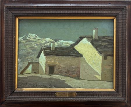 Don Angelo Rescalli, Azzanello (CR) 1884 - Susa (TO) 1956, Notturno, Susa