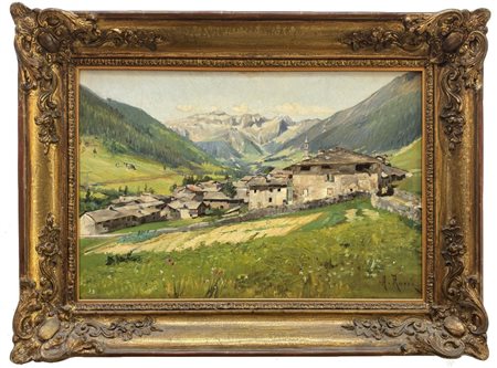 Alberto Rossi, Torino 1868 -1936, Borgo Montano