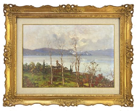 Lorenzo Gignous, Modena 1862 - Porto Ceresio (VA) 1958, Lago Maggiore