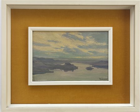 Carlo Casanova, Crema (CR) 1871 - Quarna sotto (VB) 1950, Lago d'Orta