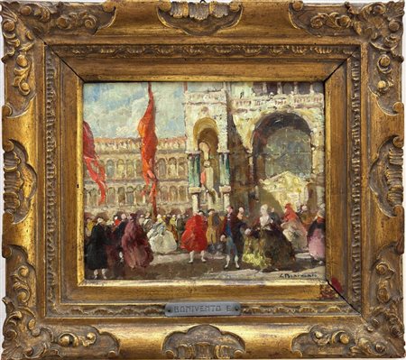 Eugenio Bonivento, Chioggia (VE) 1880 - 1956 Milano, Piazza San Marco, Venezia