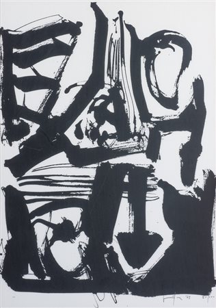 Emilio Vedova (1919 - 2006) 
Senza titolo 1973
Acquaforte 33 x 24 cm